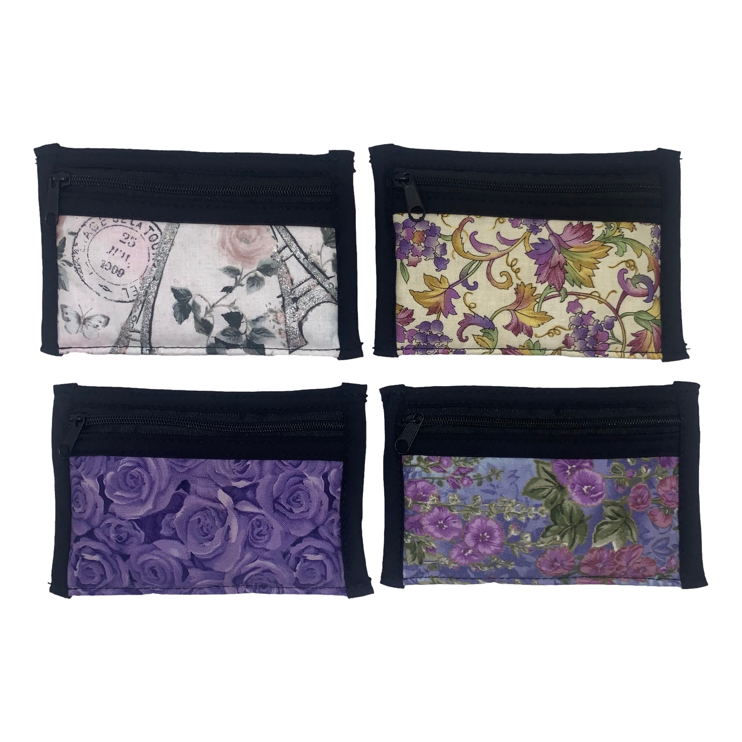 “One of a Kind Set” Zippered Pouches