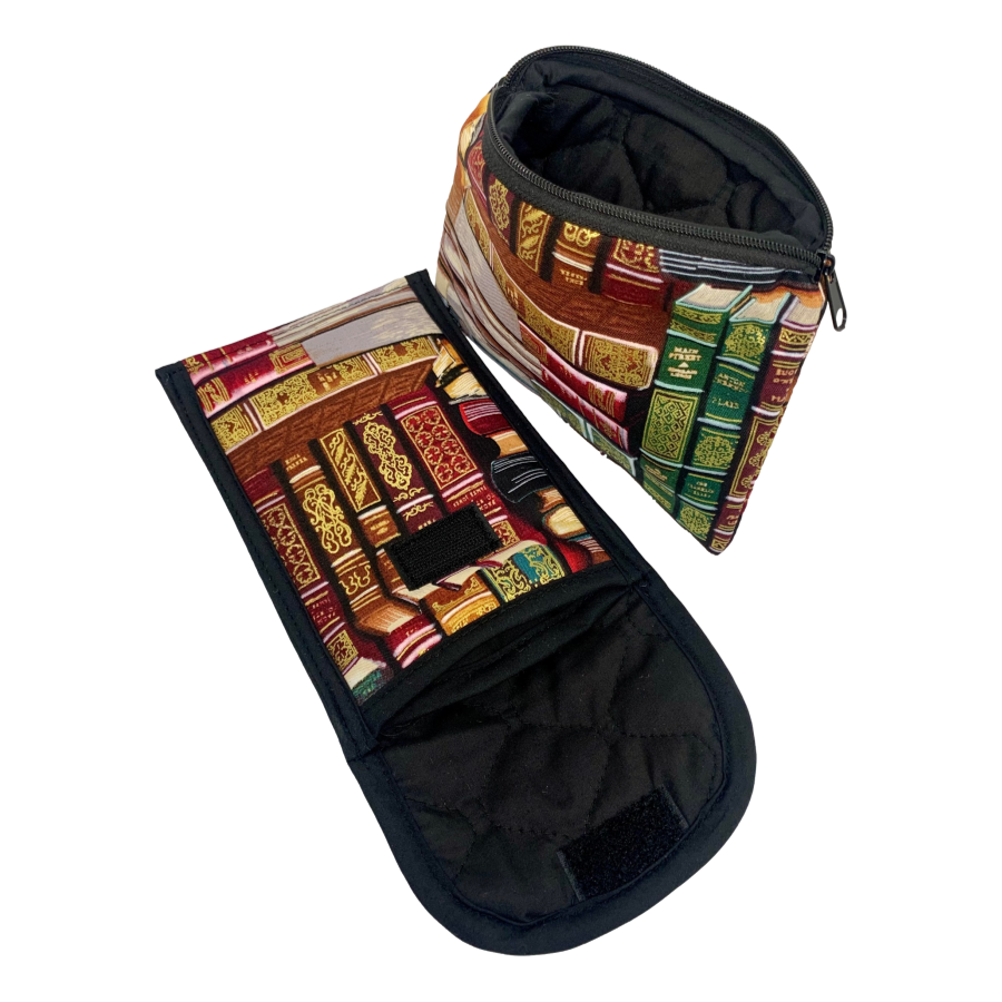 "Double” Eyeglass Case & Small Cosmetic Case Set