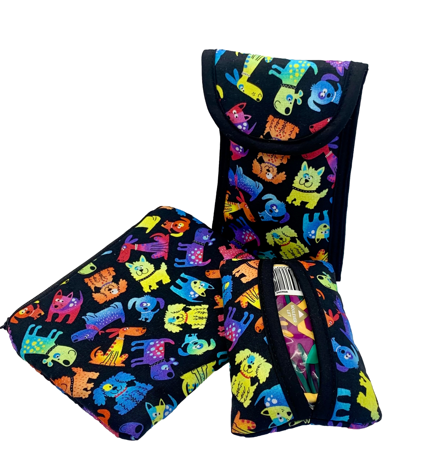 Playful Puppies “One of a Kind” Eyeglass Case & Accessories