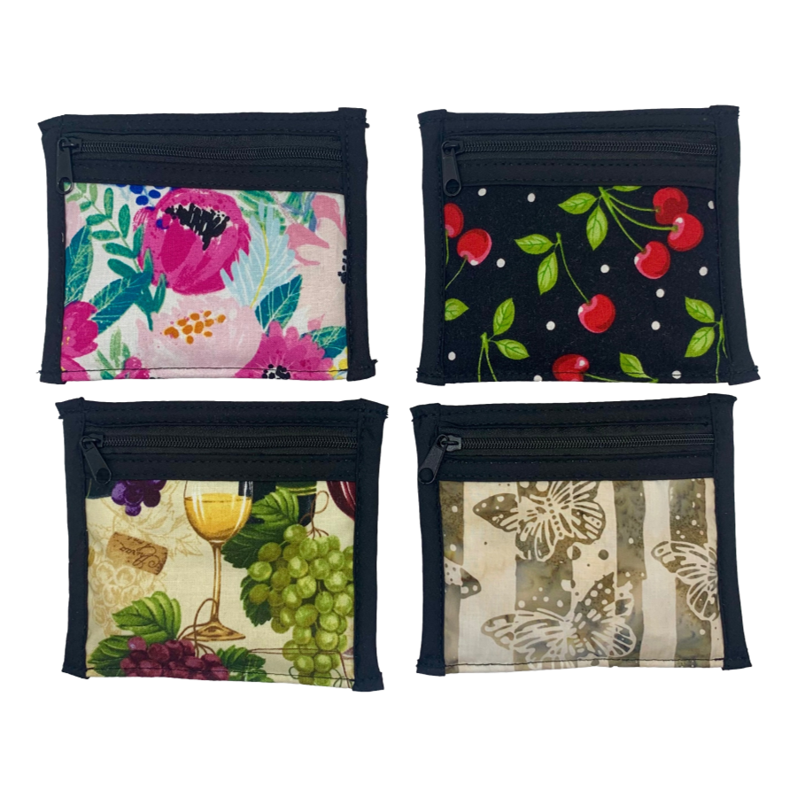 Set of 4 Zippered Pouches