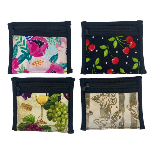 Set of 4 Zippered Pouches
