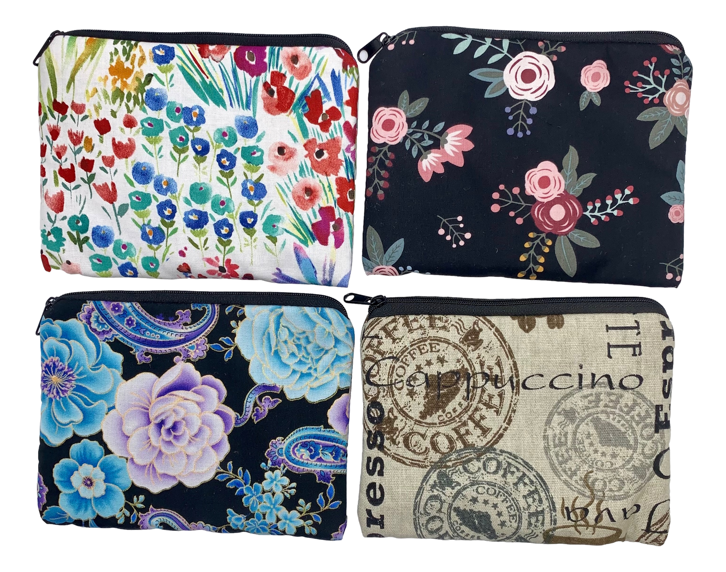 Set of 4 Small Cosmetic Cases