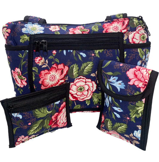 Bold Blooms “One of a Kind” Purse Set
