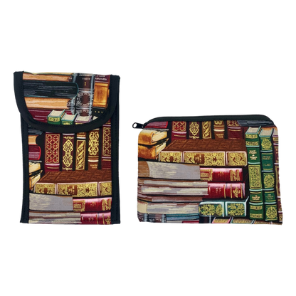 "Double” Eyeglass Case & Small Cosmetic Case Set
