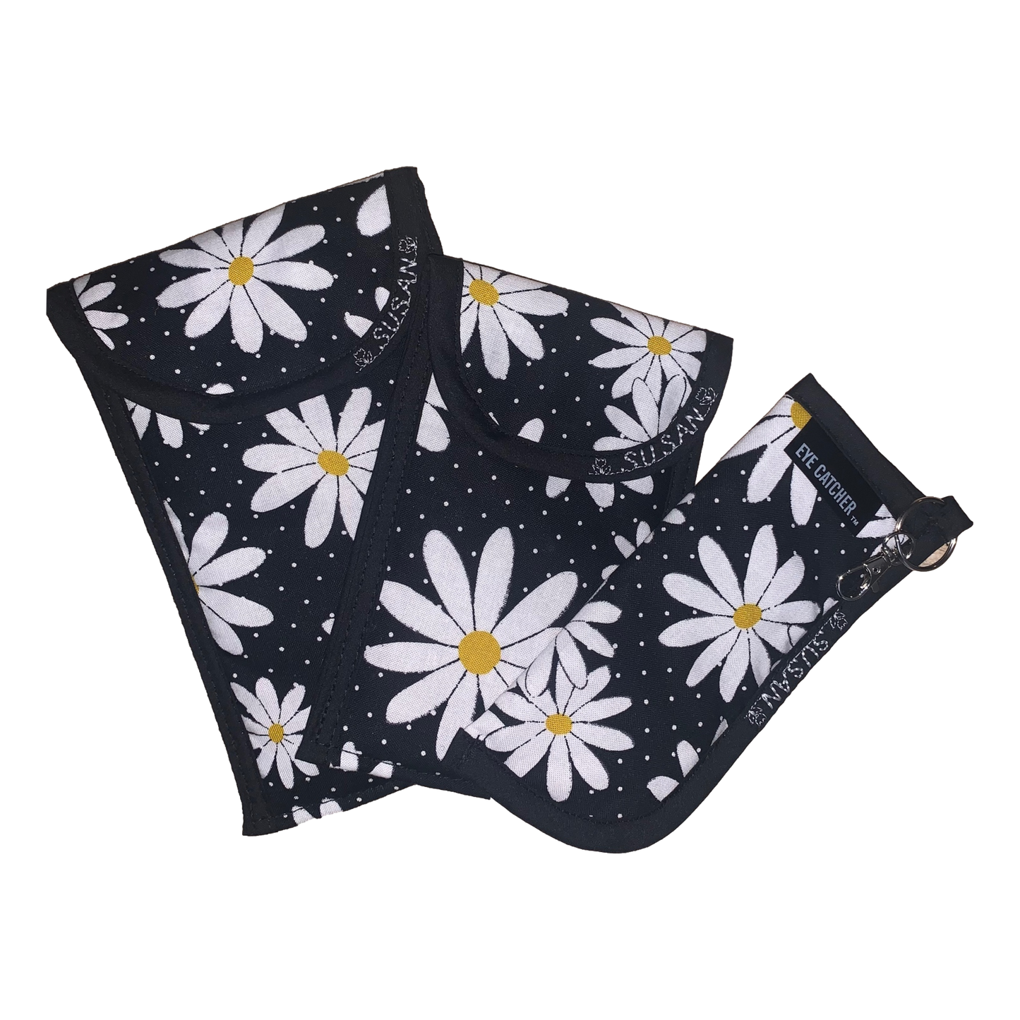 “SET OF 3” EYEGLASS CASES Includes a case for your Readers, Single Eyeglass Case & Double Eyeglass Case