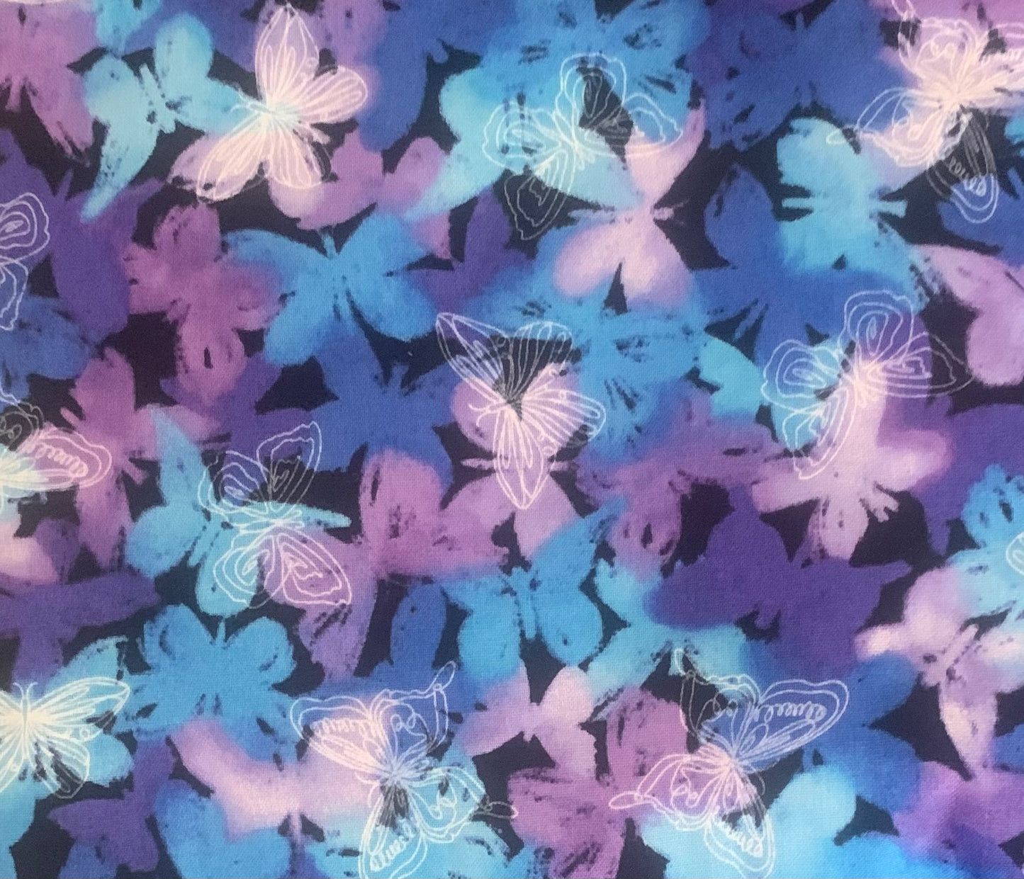 One of a Kind Set - Bumblebees -Butterflies Purple & Teal