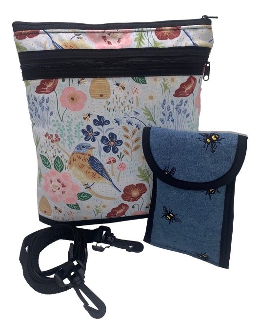 Birds & the Bees “One of a Kind” Large Crossbody Purse Set