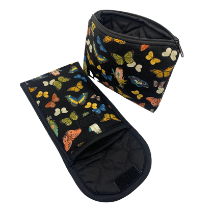 "Double” Eyeglass Case & Small Cosmetic Case Set