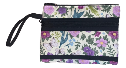 Double Zipper Small Cosmetic Cases
