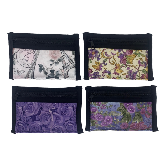 “One of a Kind Set” Zippered Pouches