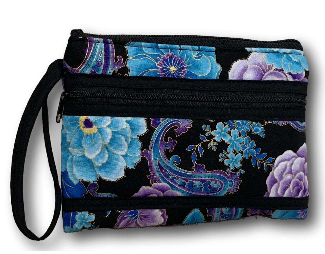 *Double Zipper Small Cosmetic Cases