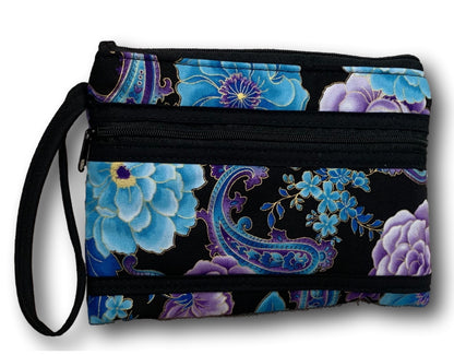 *Double Zipper Small Cosmetic Cases