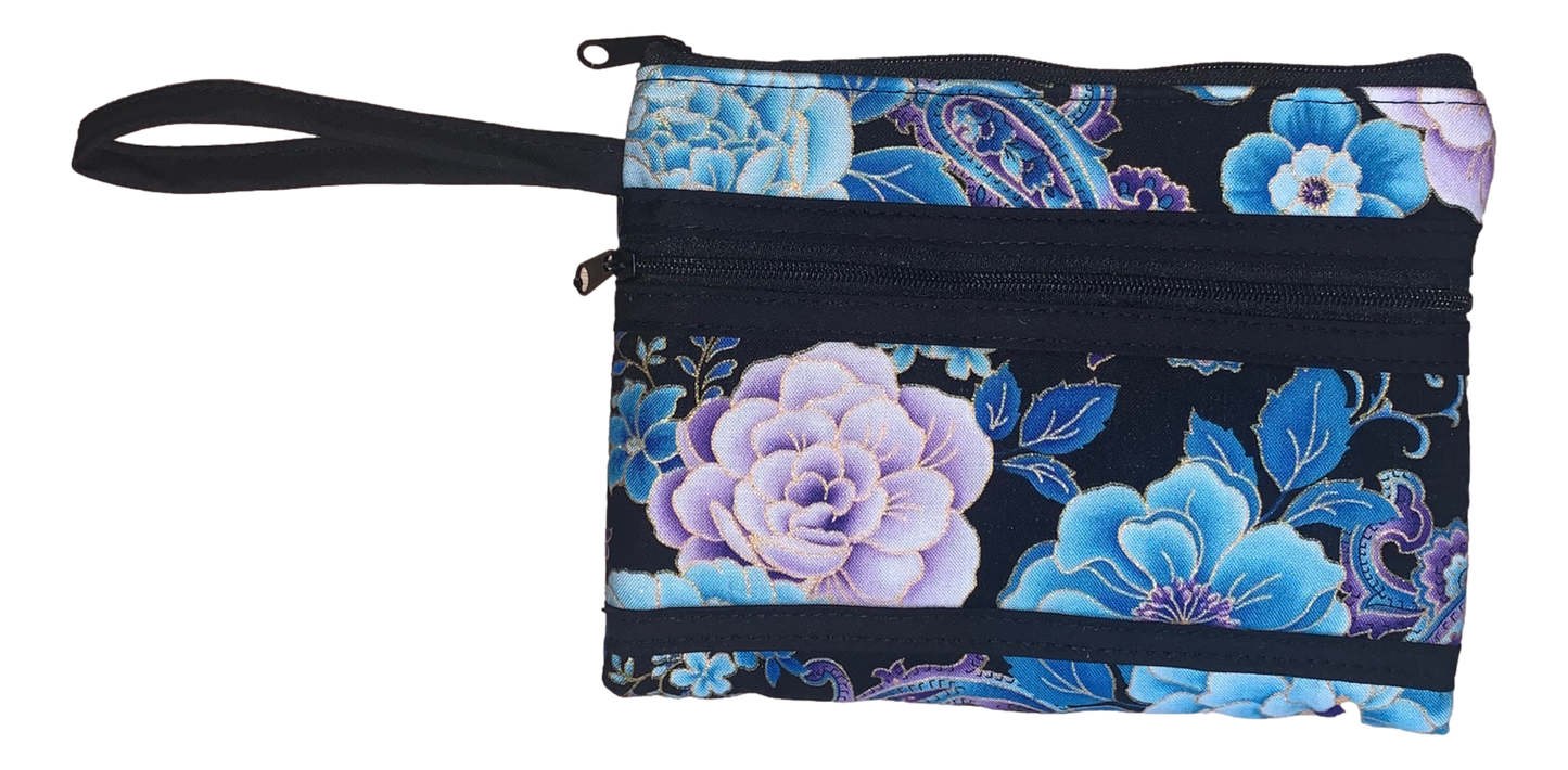 Double Zipper Small Cosmetic Cases