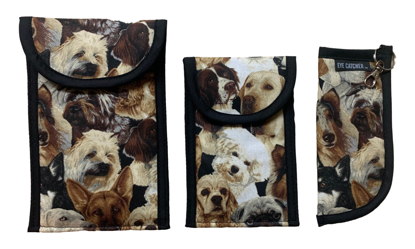 SET OF 3 EYEGLASS CASES