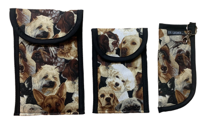 SET OF 3 EYEGLASS CASES