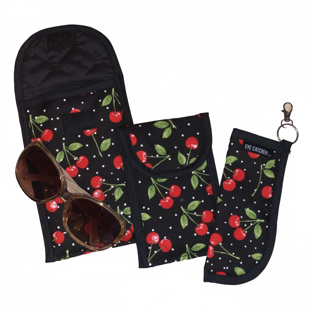 Eyeglass Cases - Cherry Fabric