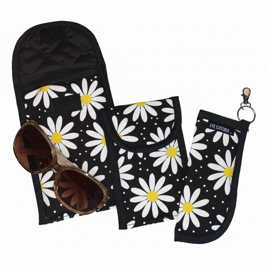 Eyeglass Cases - Daisies Fabric