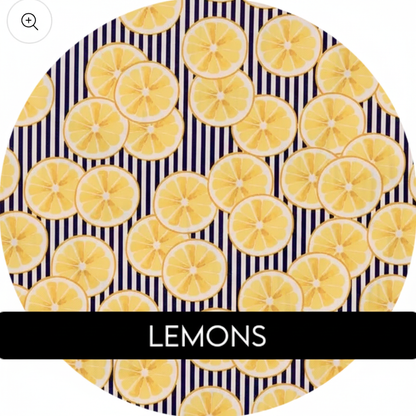 Lemons Labeled Like Bee