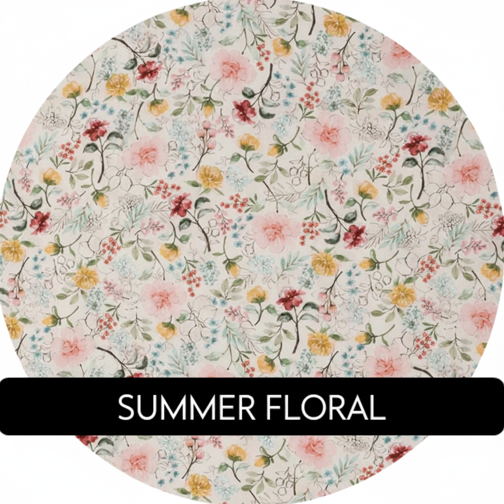 Summer Floral Labeled Like Bee