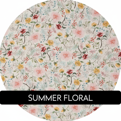 Summer Floral Labeled Like Bee