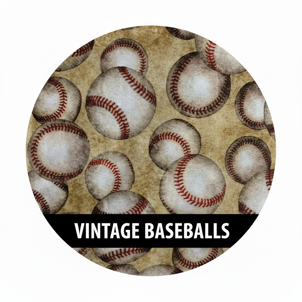 Vintage Baseballs Swatch